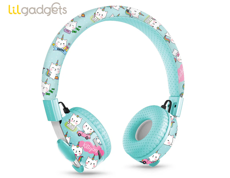 LilGadgets Children's Untangled Pro Wireless BT Headphones - Rainbow