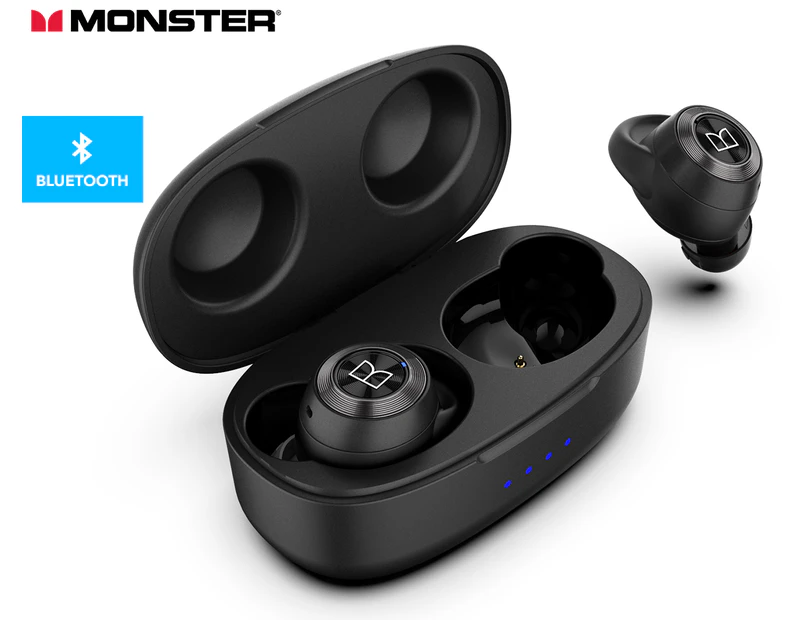 Monster Achieve 100 AirLinks Wireless BT Earphones - Black