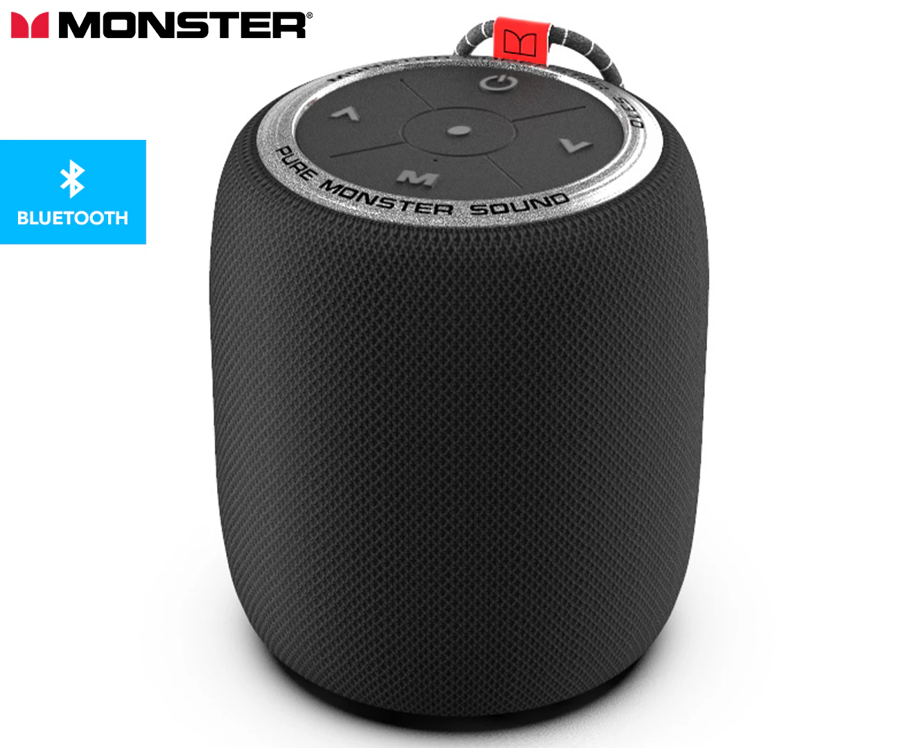 Monster S110 Superstar 9.4cm Bluetooth/Wireless/Portable Speaker w/ Strap BLK