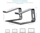 WACWAGNER  Portable Aluminium Laptop Stand Tray Holder Cooling Riser For 11-15.4in MacBook Silver 2