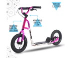 Sullivan 12" Terra Firma Scooter - Pink/Black/Silver