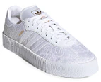 Adidas Originals Women's Sambarose Sneaker - White/Gold