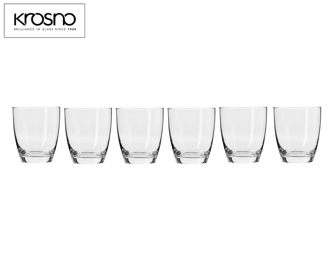 Set of 6 Krosno 390mL Harmony Tumblers