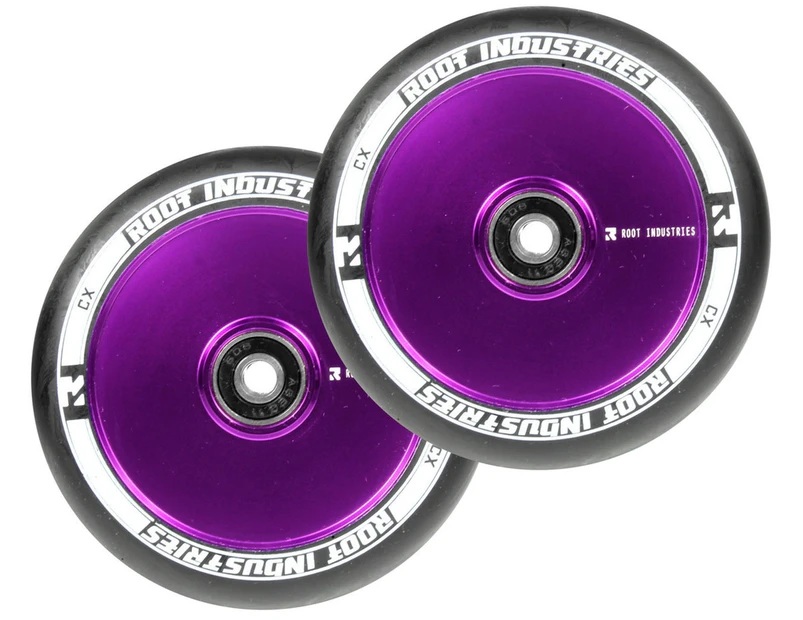 Root Industries AIR 110mm Wheels | Standards | Black PU | Purple | Pair