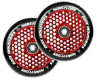 Root Industries HoneyCore 110mm Wheels | Black PU | Pair | Red