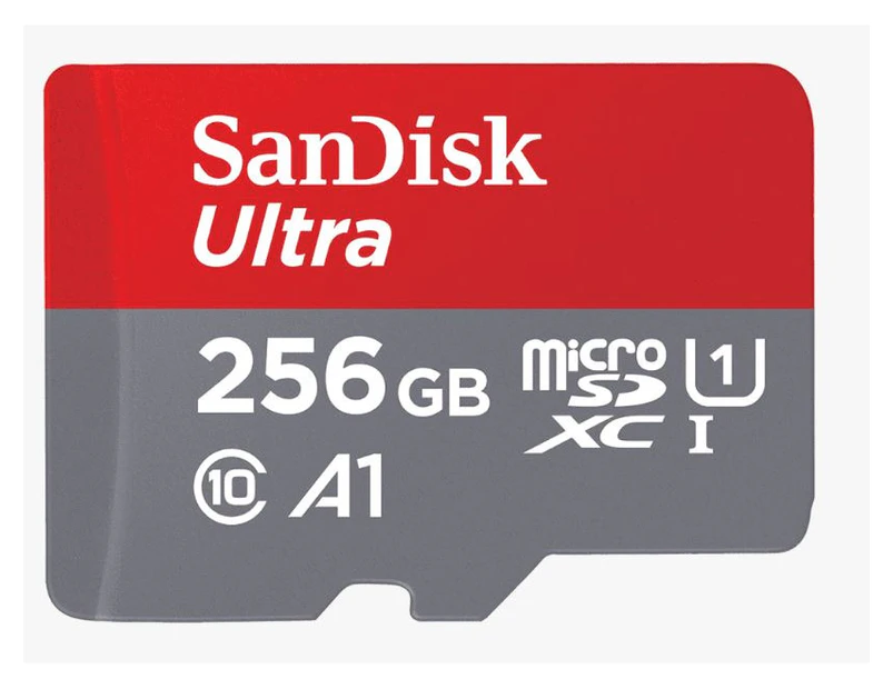 SanDisk 256GB Memory Card Ultra microSD SDHC SDXC UHS-I 100MB/s Full HD Class 10 AU WARRANTY