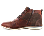 Wild Rhino Men's Panther Lace-Up Boots - Rust