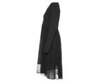 Foxwood Women's Gabriella Pleated Dress - Black