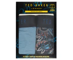 Ted Baker Men's Soft Modal Trunks 2-Pack - Provincial Blue/Paisley Print