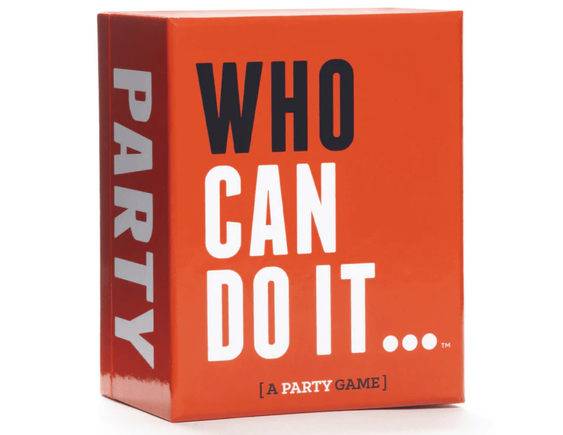 Who Can Do It Party Game