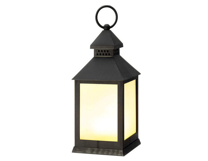 Is Gift Glowing LED Lantern - Matte Black/Yellow