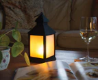Is Gift Glowing LED Lantern - Matte Black/Yellow