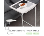 Foldable Table Laptop Adjustable Tray Bed Portable Desk