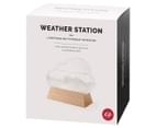 Cloud Storm Glass Weather Station 5