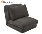 X Rocker Crash Pad XL Convertible Gaming Futon - Black