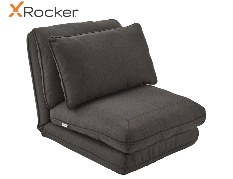 X Rocker Crash Pad XL Convertible Gaming Futon - Black