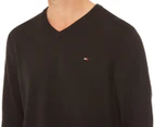 Tommy Hilfiger Men's Pacific V-Neck Knit Sweater - Black