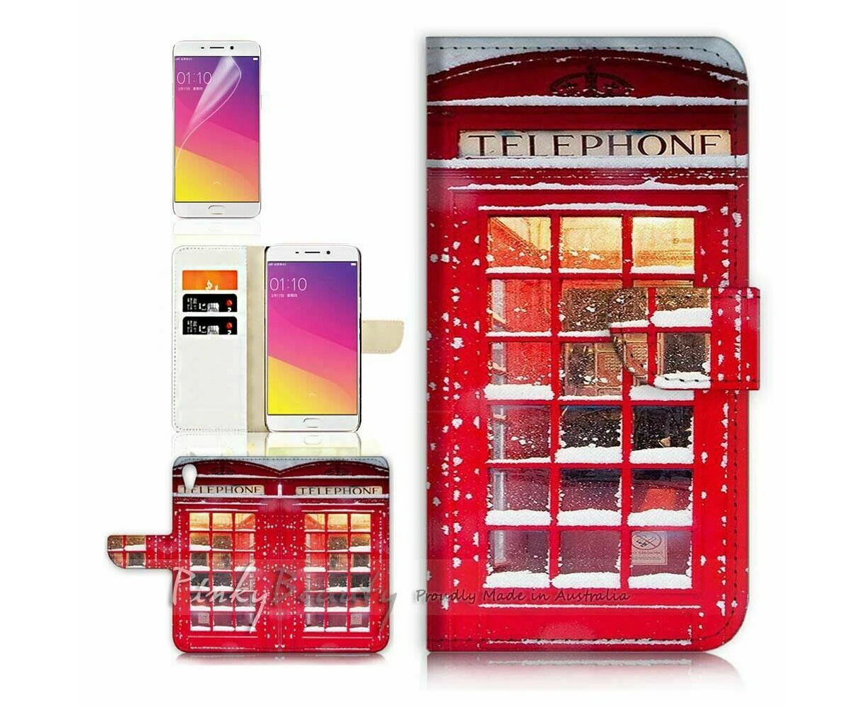 British Station TPU Phone Wallet Case Cover For Samsung Galaxy A11 - 21052