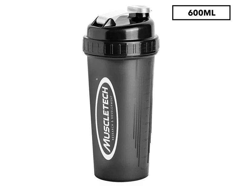 MuscleTech Shaker Bottle - Black 600mL