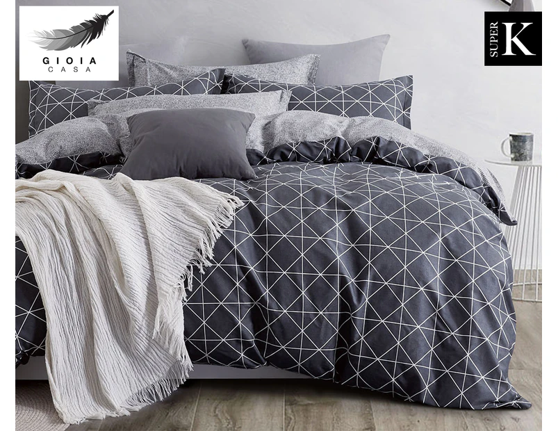 Gioia Casa Manhattan 100% Cotton Reversible Super King Bed Quilt