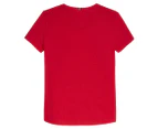 Tommy Hilfiger Girls' 1985 Graphic Tee / T-Shirt / Tshirt - Racing Red