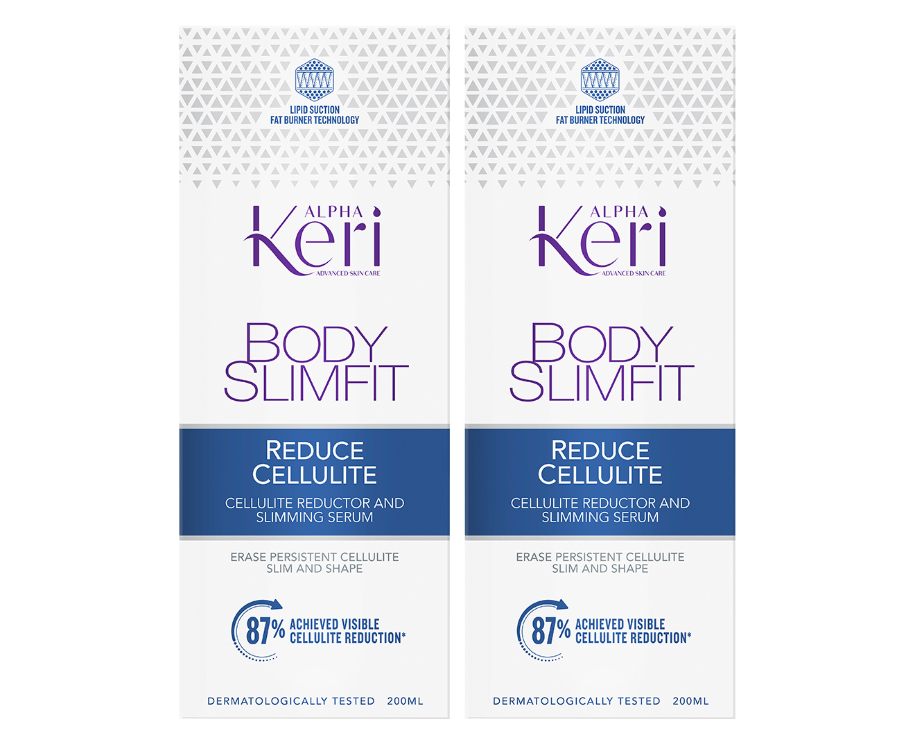 2 x Alpha Keri Body Slimfit Cellulite Reductor + Slimming Serum 200mL ...