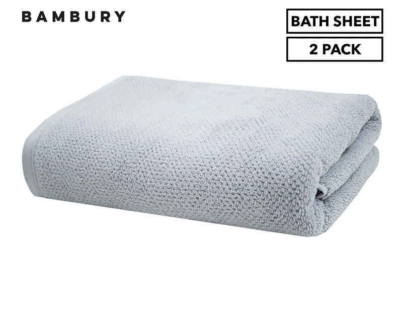 2 x Bambury Angove Bath Sheet - Dream