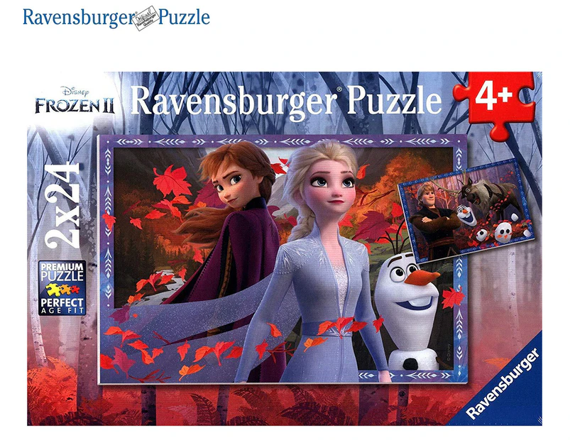 Ravensburger Frozen II Frosty Adventures 2 x 24-Piece Jigsaw Puzzle