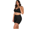 Curvy Tummy Control Shaping Shorts - 3 Pack - Black Nude White