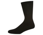 Pussyfoot Socks Men's Comfort Bamboo Sport Socks - Black
