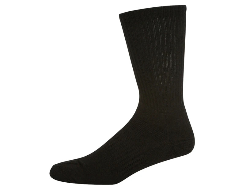 Pussyfoot Socks Men's Comfort Bamboo Sport Socks - Black
