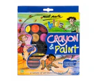 Mont Marte Kids Crayon & Paint Set 26pce