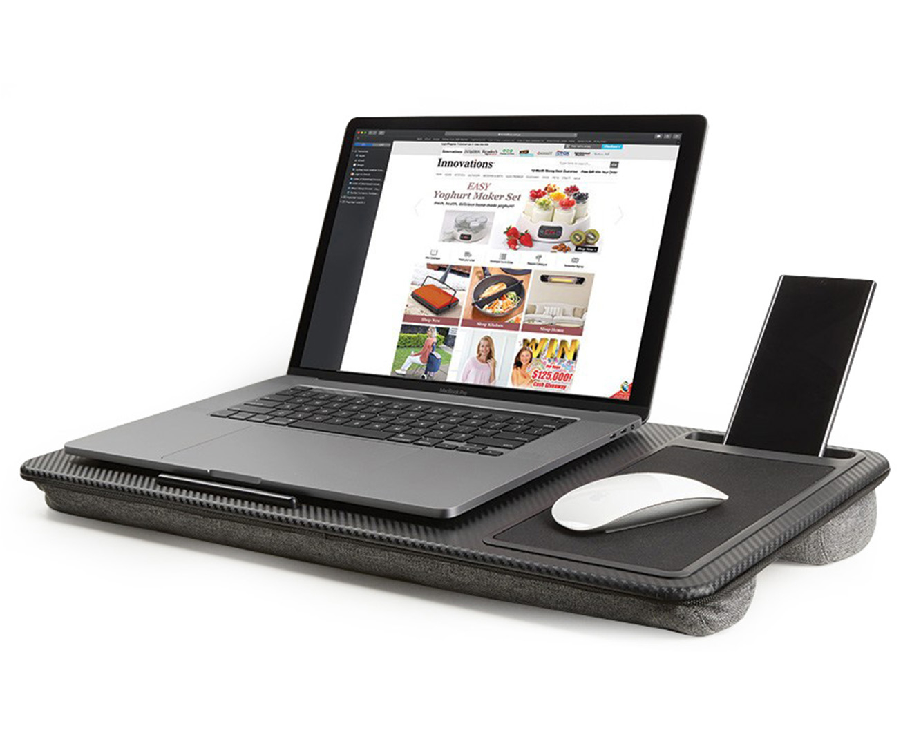 Cushioned Laptop Desk - Grey | Catch.com.au