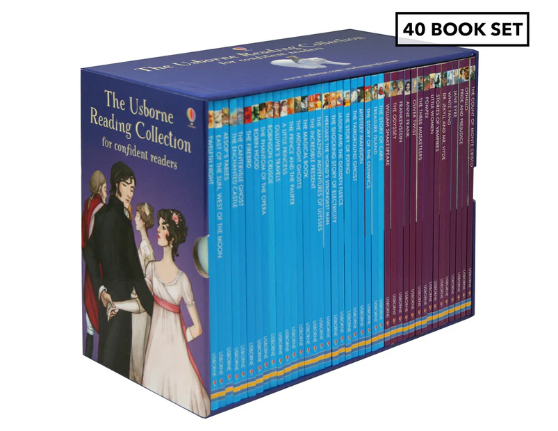The Usborne Reading Collection For Confident Readers 40-Book Set