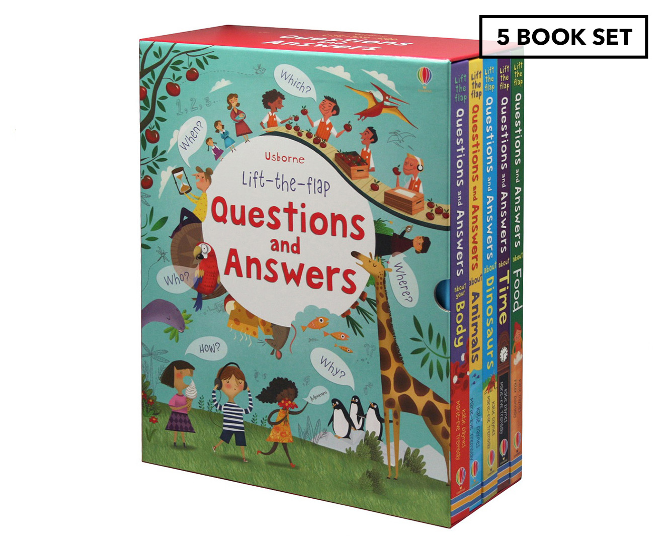 Lift-the-Flap Questions & Answers 5-Book Boxset .au