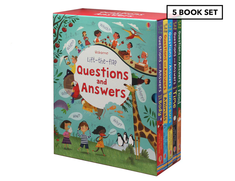 Lift-the-Flap Questions & Answers 5-Book Boxset