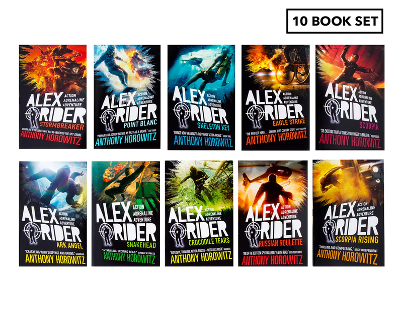 Alex Rider 10-Book Collection by Anthony Horowitz