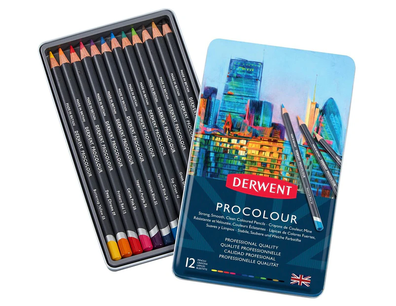 Derwent 4mm Procolour Pencil 12-Pack