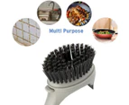DOLANX Dish Brush with One Replacement Sponge Heads Long Handle for Pot Pan Plate Dishes Cleaning