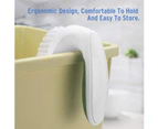 DOLANX Scrub Brush Comfort Grip Heavy Duty Cleaning Brushes for Bathroom Shower Sink Carpet Floor