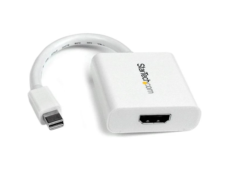 StarTech Mini DisplayPort to HDMI Video Adapter Converter - White