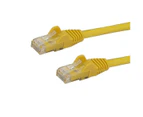 StarTech 0.5m Yellow Cat6 Ethernet Patch Cable - Snagless