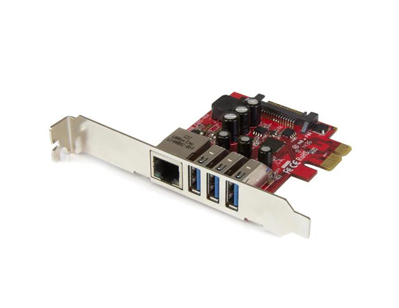 StarTech 3Port PCIe USB 3.0 Adapter Card - USB 3 - Standard & LP