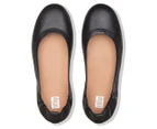 FitFlop Allegro Ballerina Flat Shoes - Black