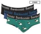 Bamboozld Men's Briefs 3-Pack - Black/Multi 1