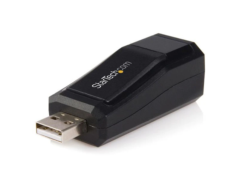 StarTech Compact Black USB 2.0 to 10/100 Ethernet Network Adapter
