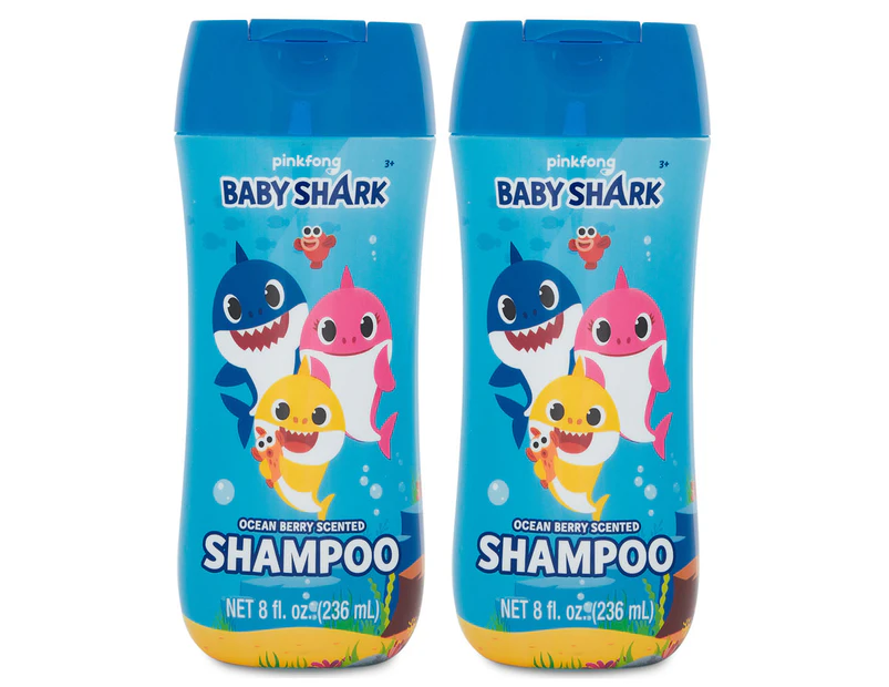 2 x Baby Shark Shampoo Ocean Berry 236mL