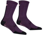 Giro HRC Plus Merino Wool Bike Socks Dusty Purple/Black