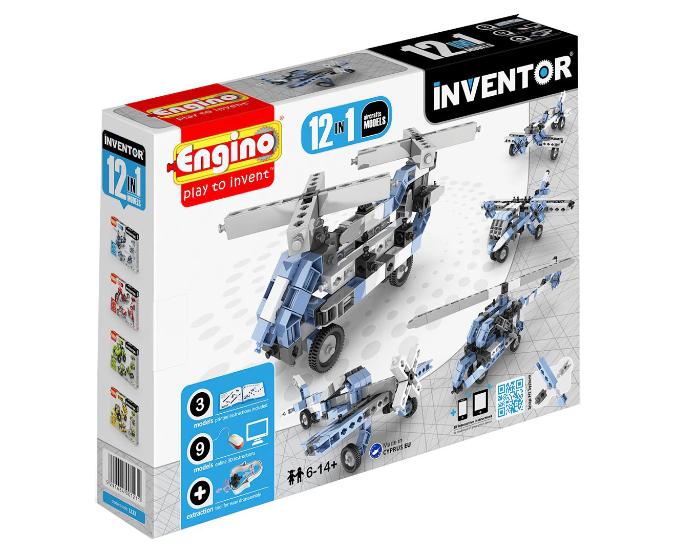 Engino Inventor: 12-In-1 Model Aircrafts Playset