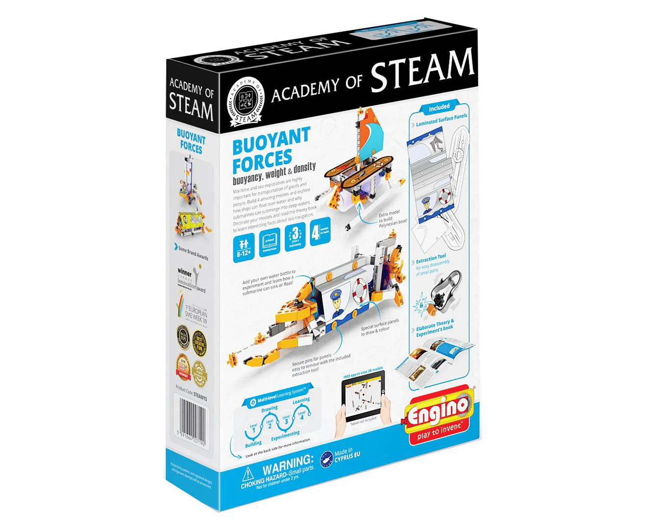 Engino Academy of STEAM: Buoyant Forces 4-In-1 Model Playset